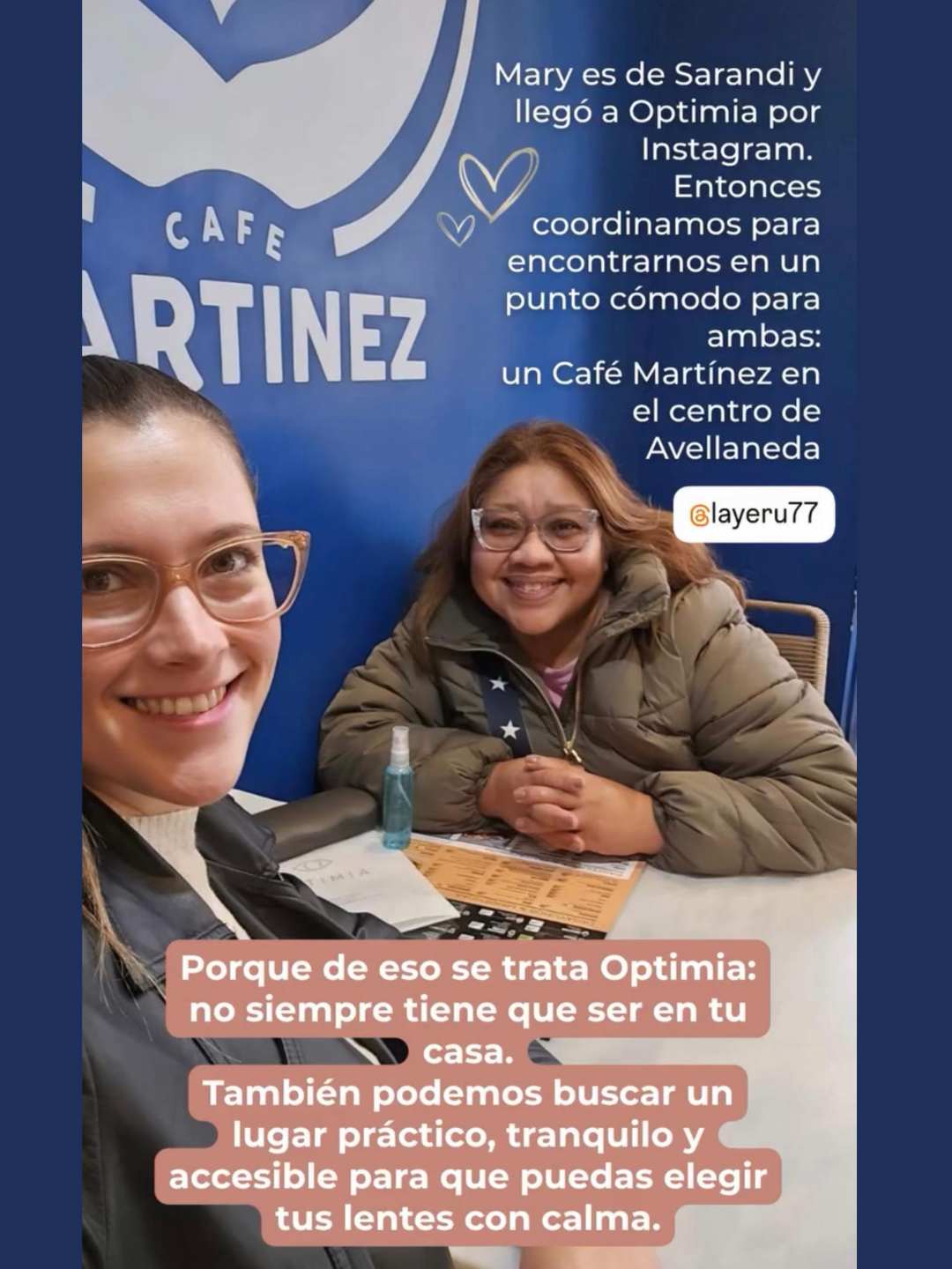 Testimonio real de clienta Optimia 1