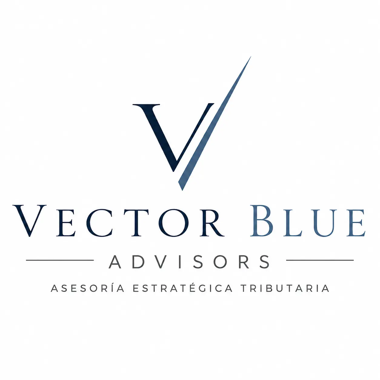 VectorBlue Advisors Logo Secundario