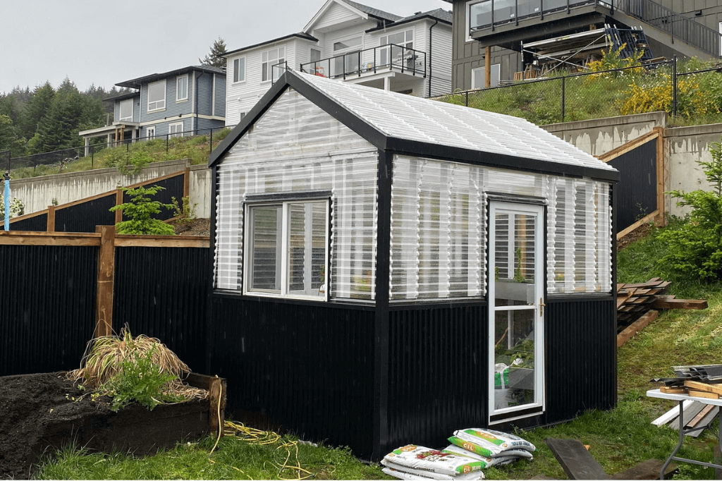 custom built garden shed