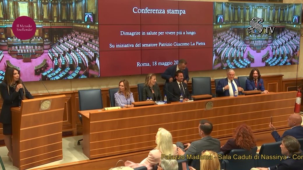 Conferenza stampa al Senato con il Dr. Stefano Lenzi