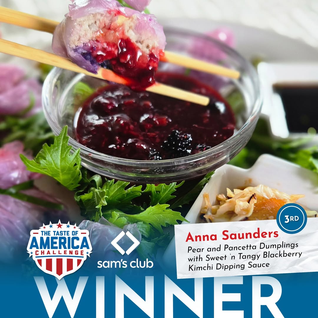 Anna Saunders winning dish
