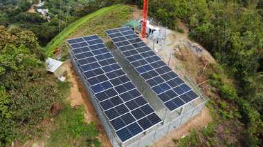 Instalación de energía solar fotovoltaica