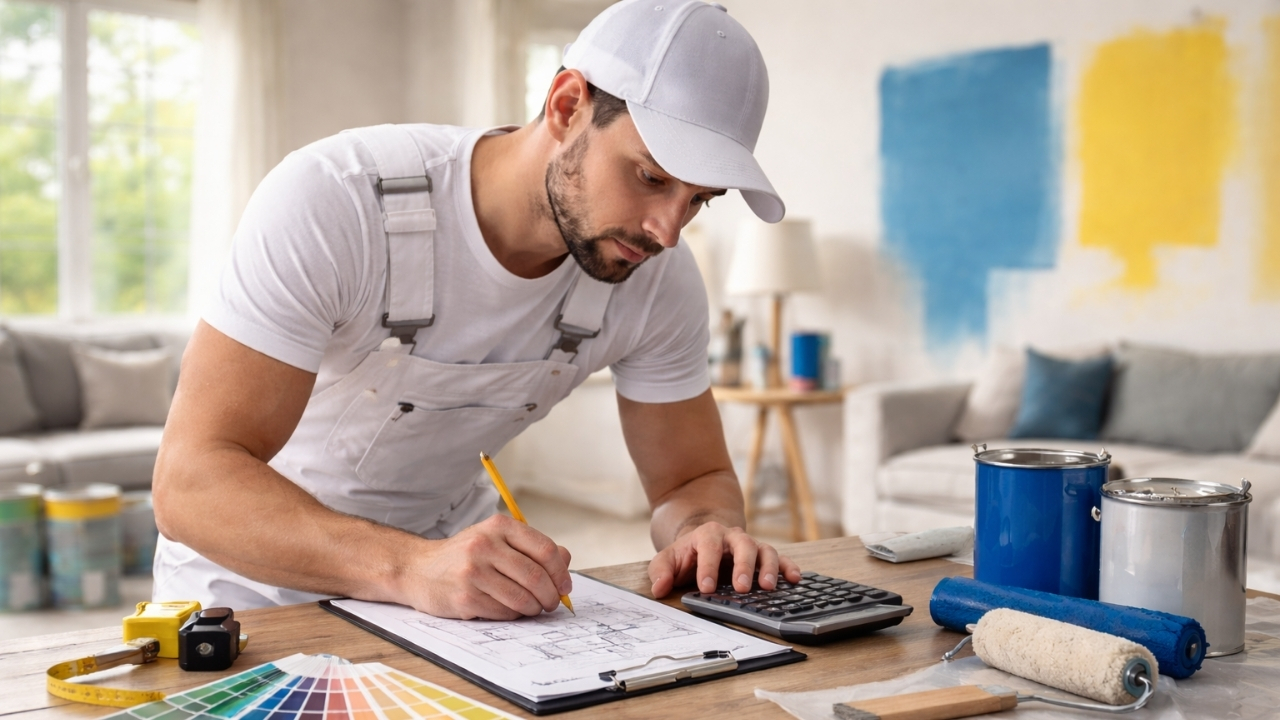 How Professional Painters Calculate Interior Painting Estimates