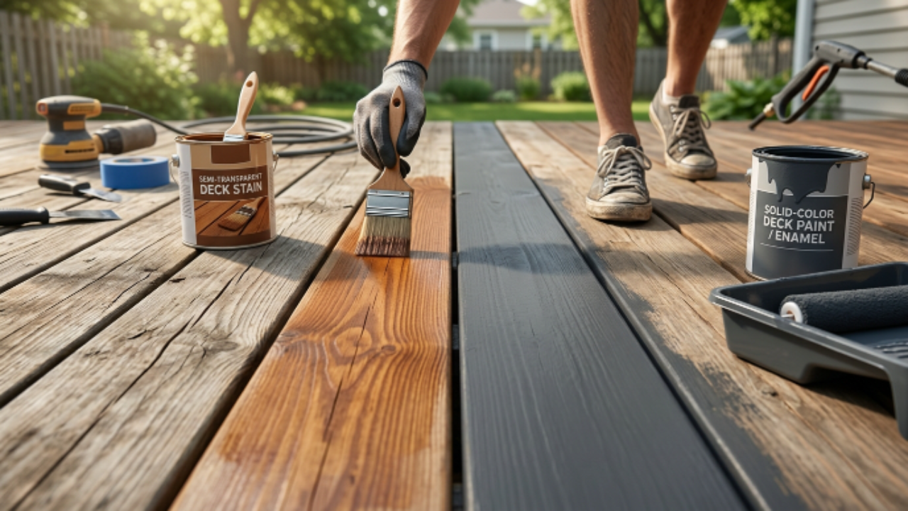 Deck Stain vs. Paint: Which Wins for Decks?