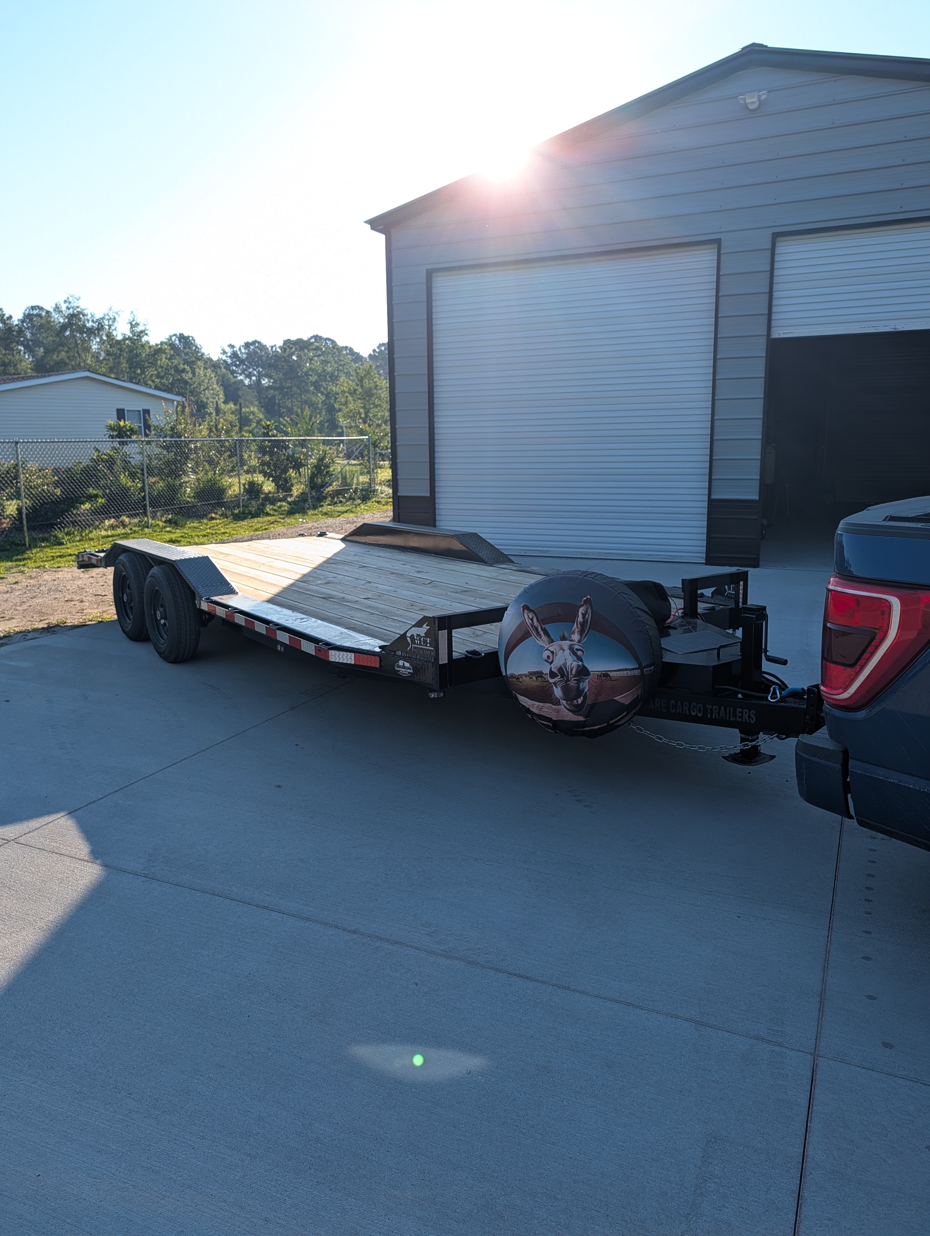 Driver Over Fender Trailer