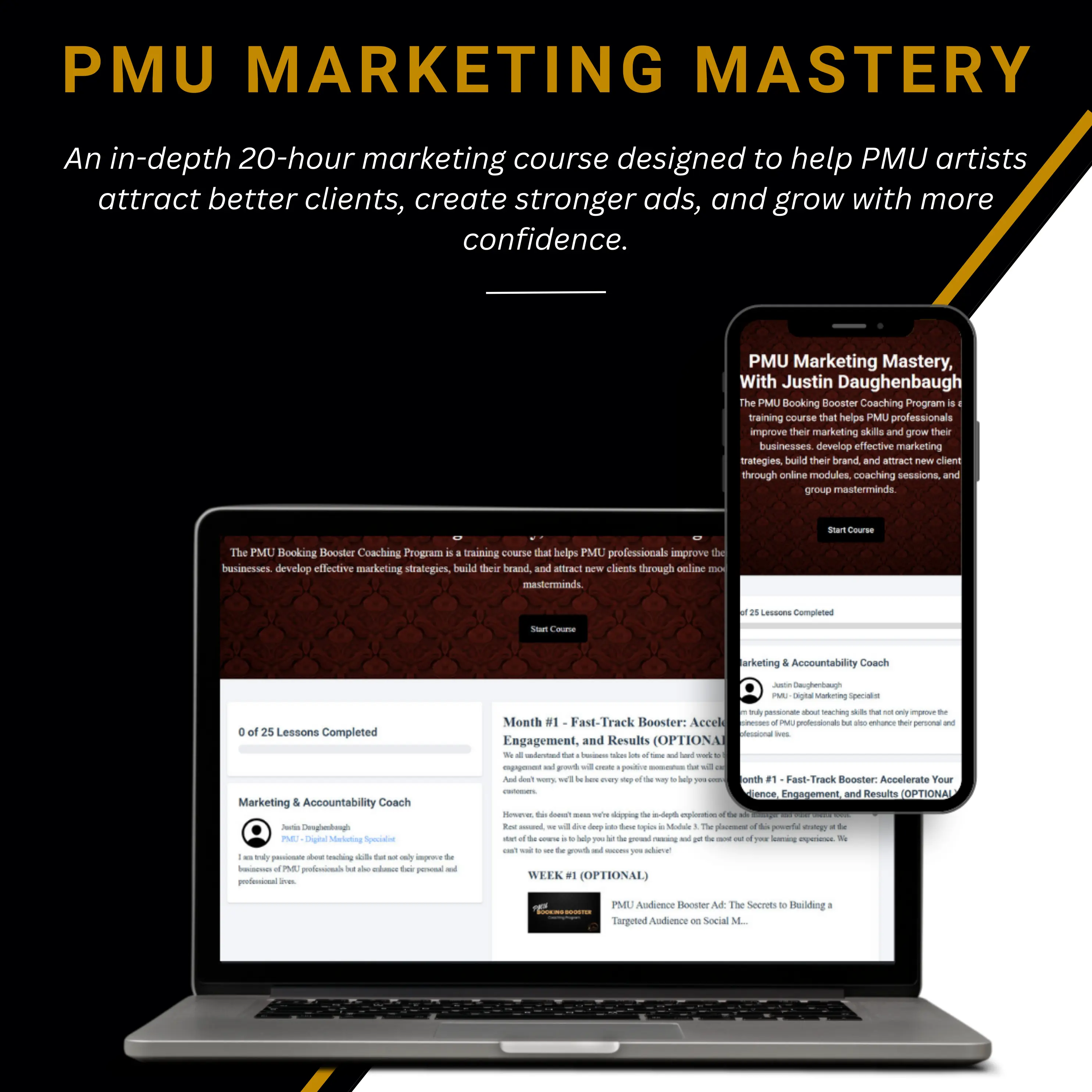 Marketing Mastery course included in Beauty by Fox | Beauty Clinic & PMU Academy training path