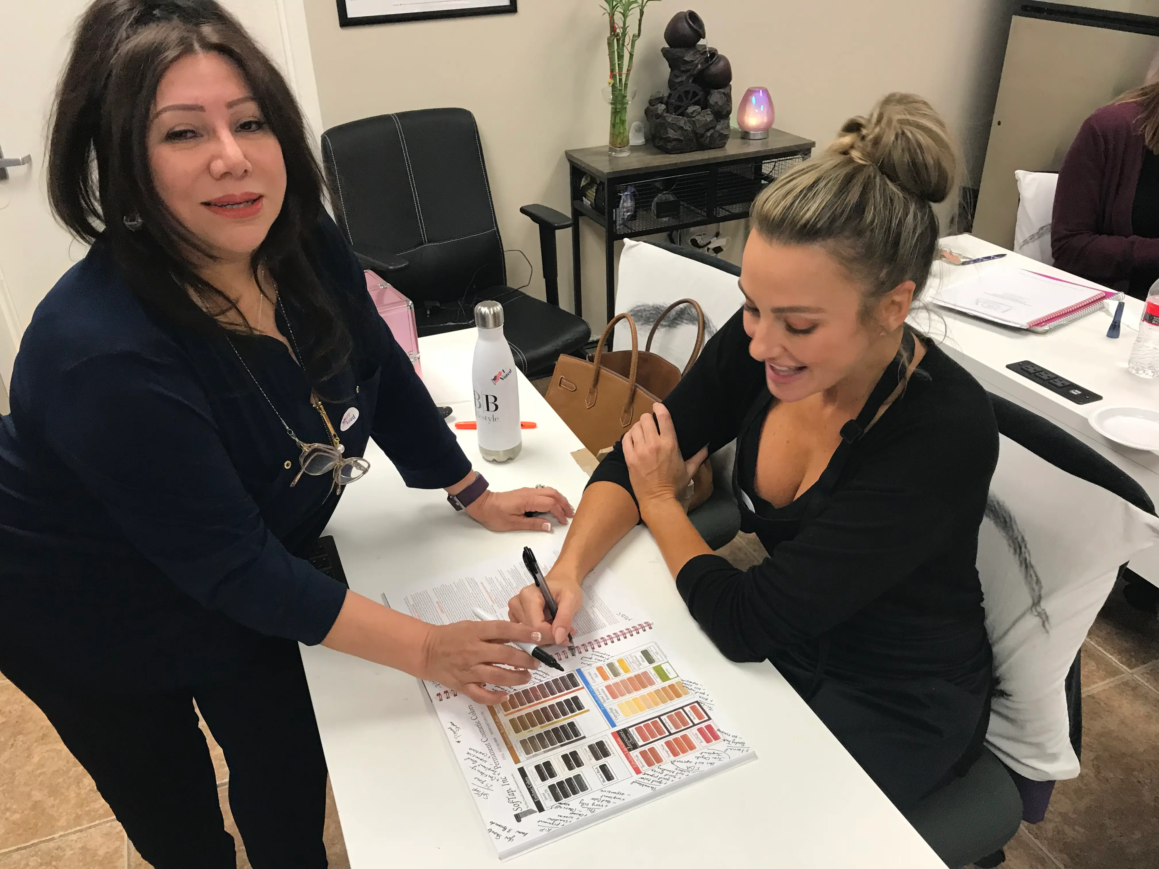 Live model training