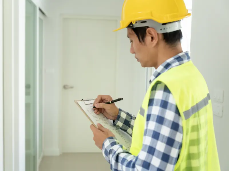 Halcomb Property Inspections certified inspector performing residential property inspection in Phoenix AZ. Halcomb Property Inspections certified inspector performing residential property inspection in Phoenix AZ.