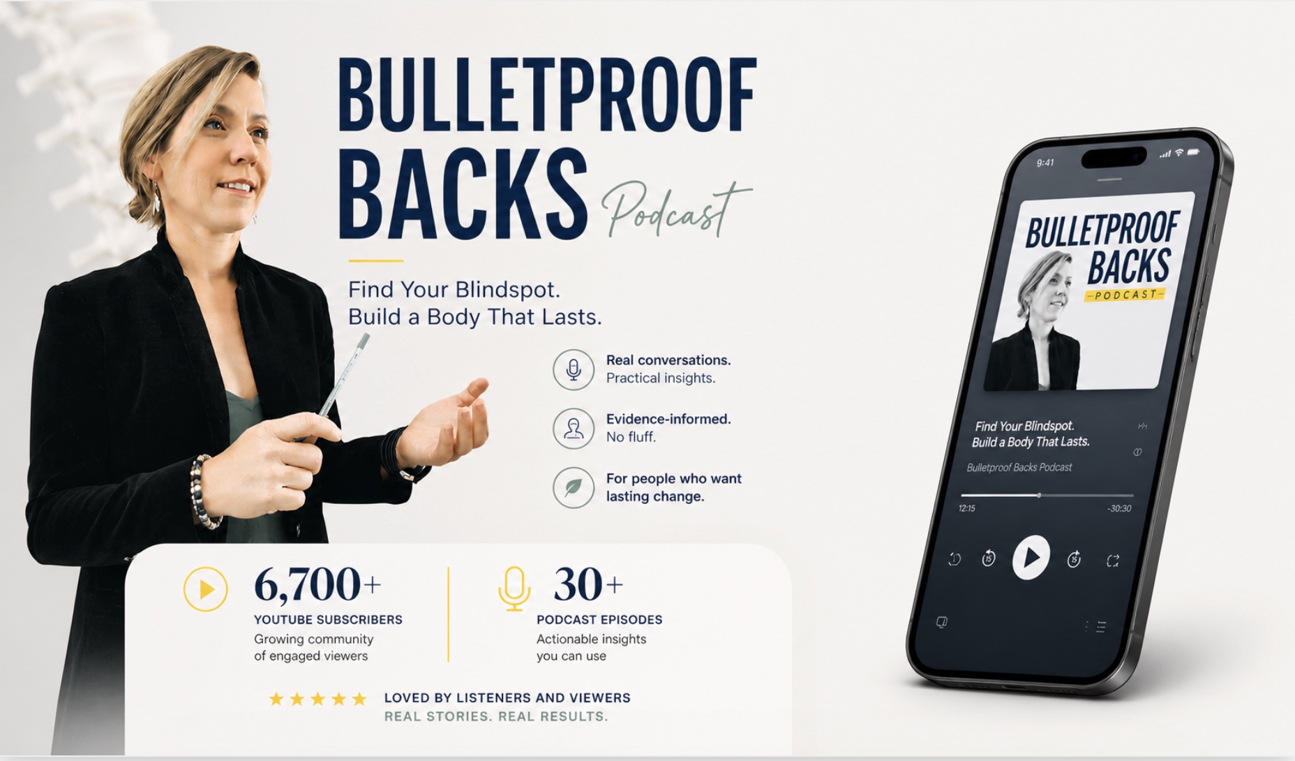 Bulletproof Backs Podcast — Find Your Blindspot, Build a Body That Lasts