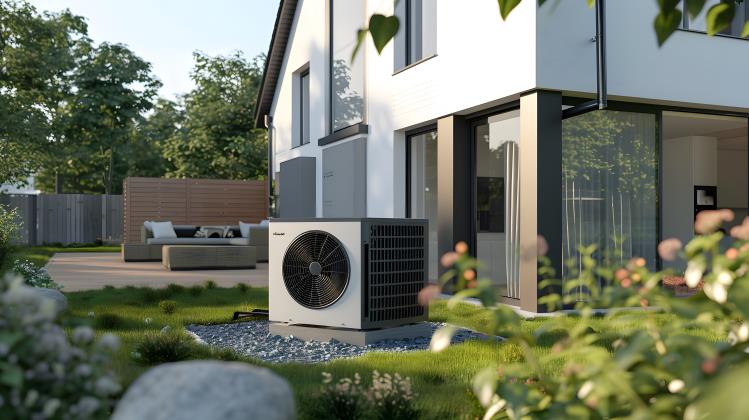 Energielösung mit Wärmepumpe und Solartechnik