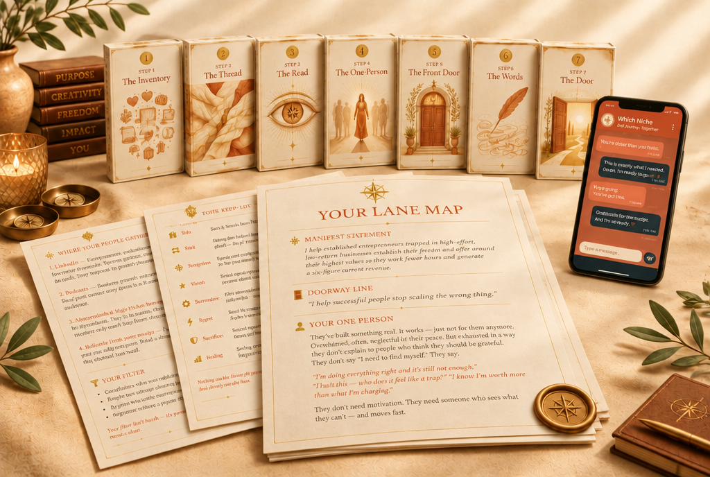 Your Lane Map, the document you leave with, step cases behind it