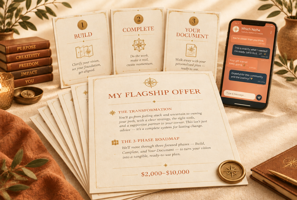 MY FLAGSHIP OFFER — the document you build with Xero