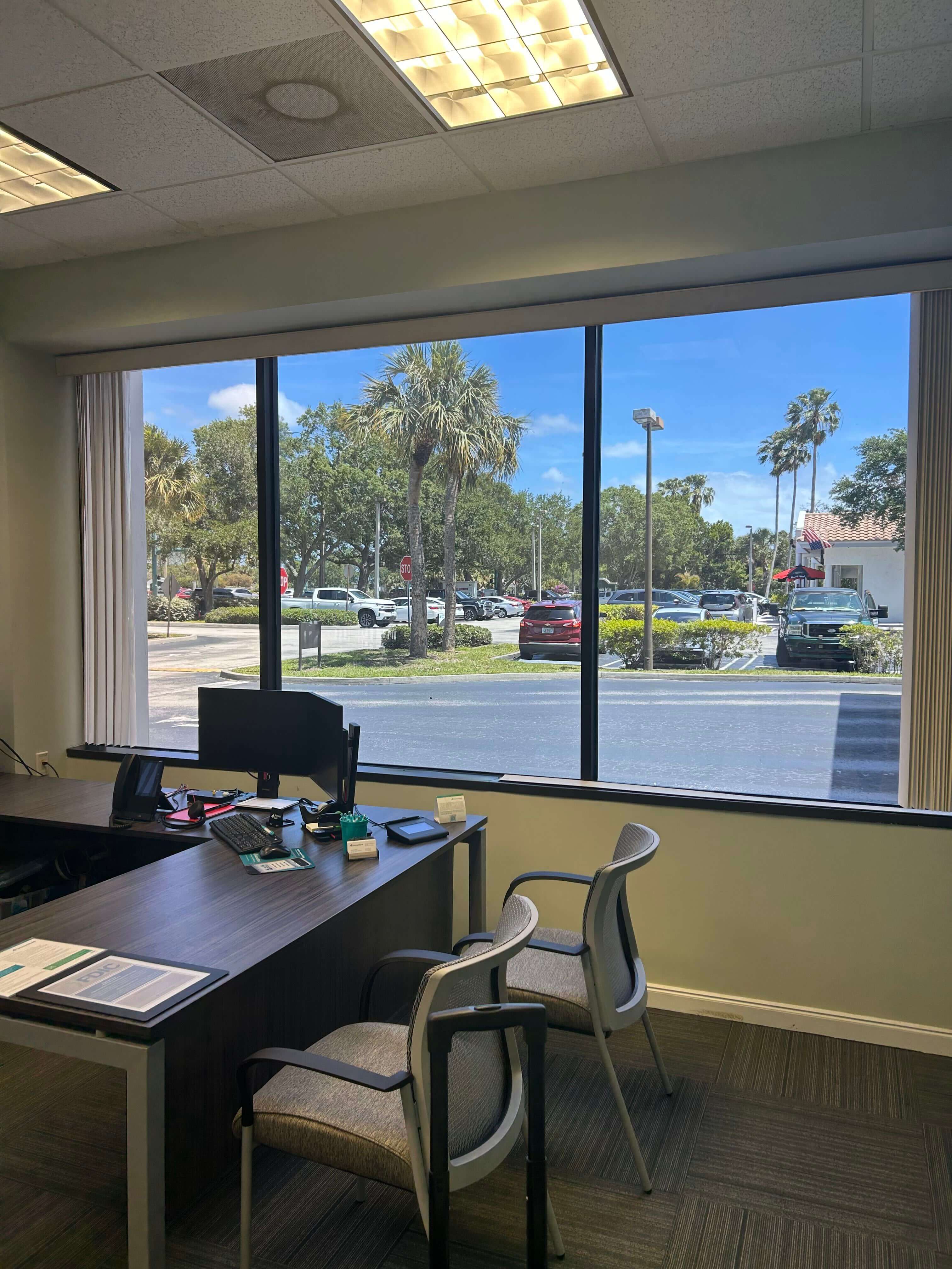 Home window film installation by Tint Pros