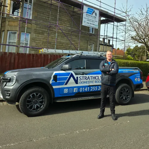 Mark Foy, owner of Strathclyde Domestic Roofing Ltd