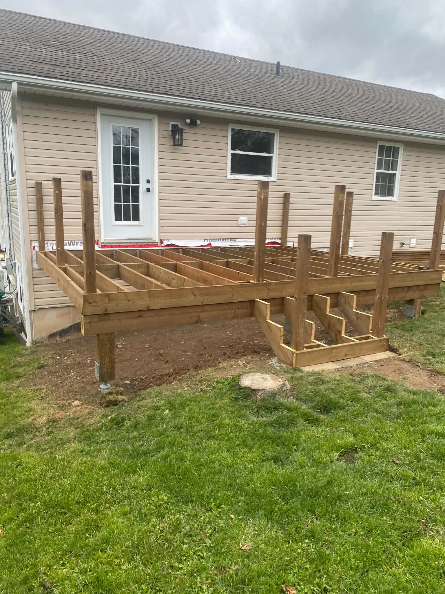 Custom Walkway and Exterior Stone Steps