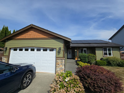 Warm Olive Green Exterior Home Refresh Paint