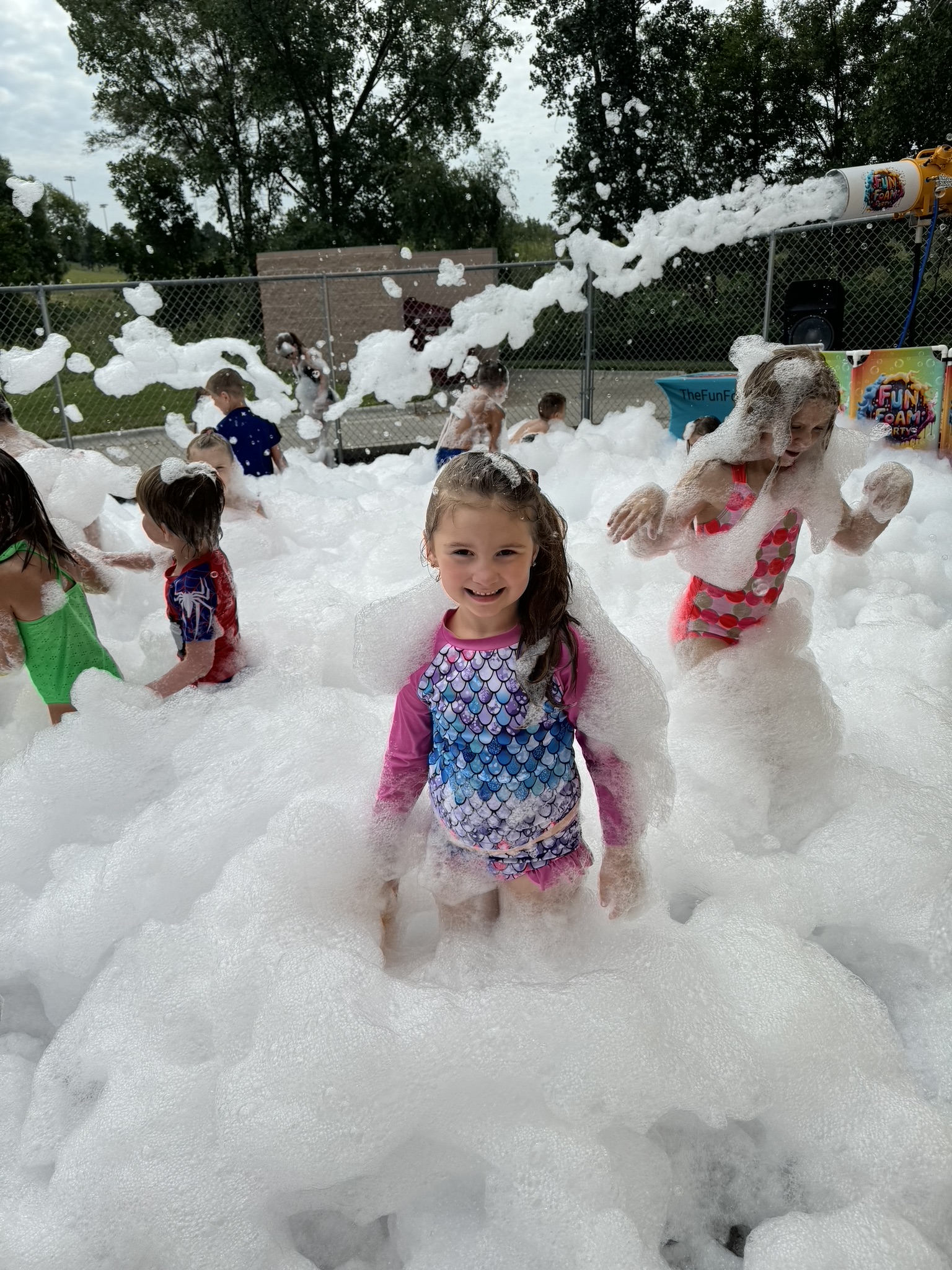Foam party fun in Omaha