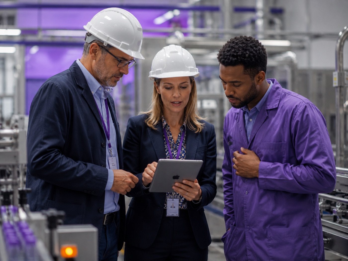 QRC practitioners on a regulated manufacturing floor