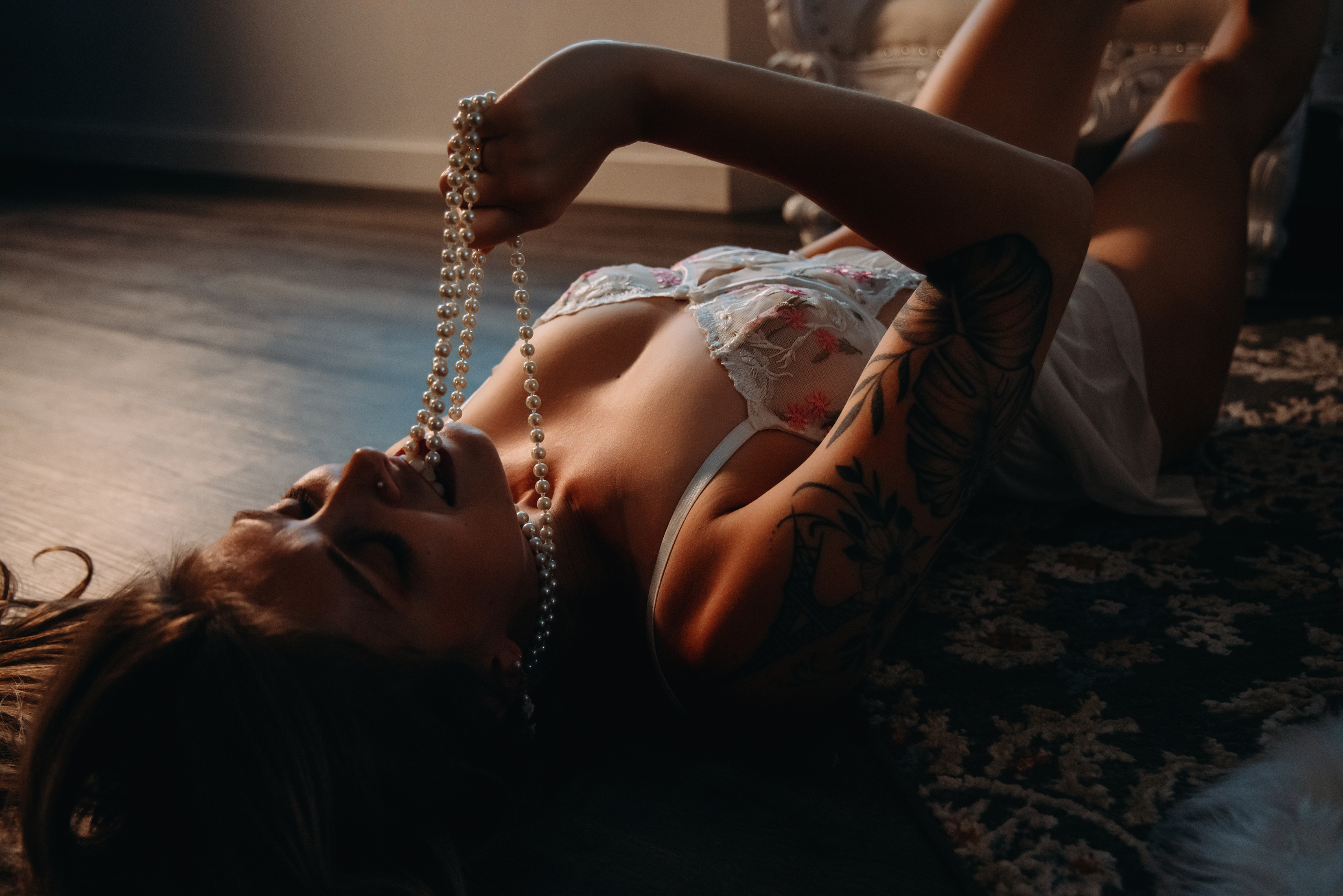 Boudoir portrait by Monica Grimes Portrait Design