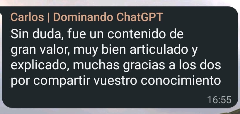 Experiencia real de una alumna con su sistema de agentes
