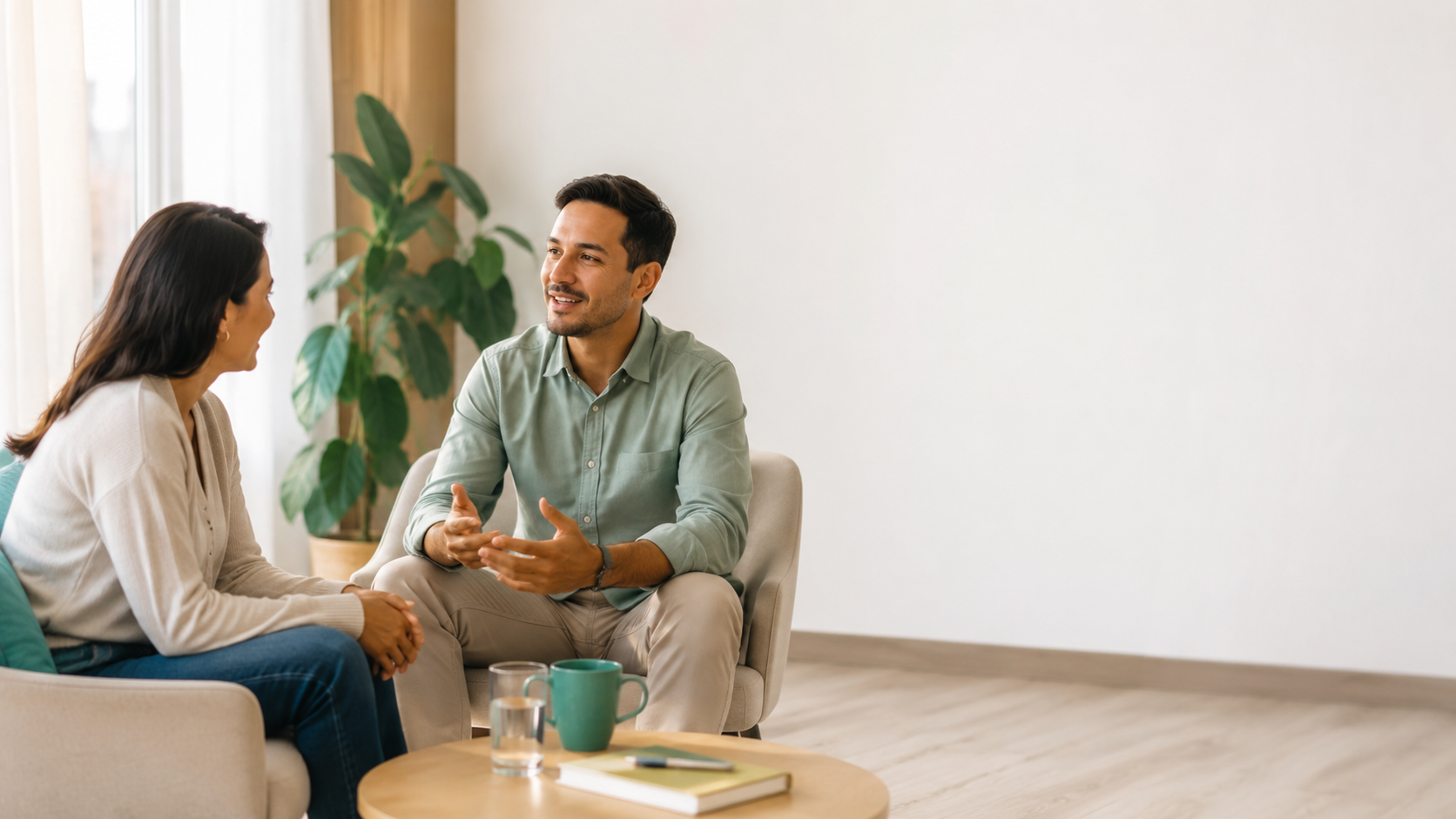 Sesión de coaching profesional que representa los avales de ICF, AACOP y FICOP en América Latina