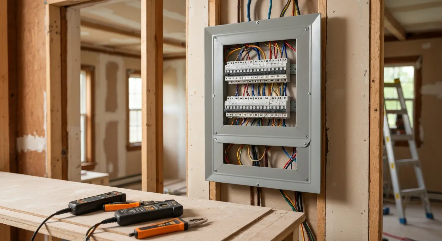 Electrical panel upgrade installation