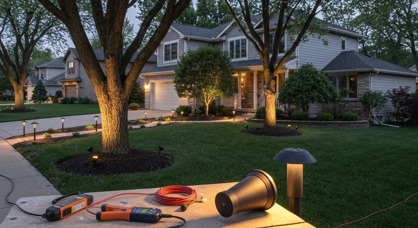Custom lighting installation