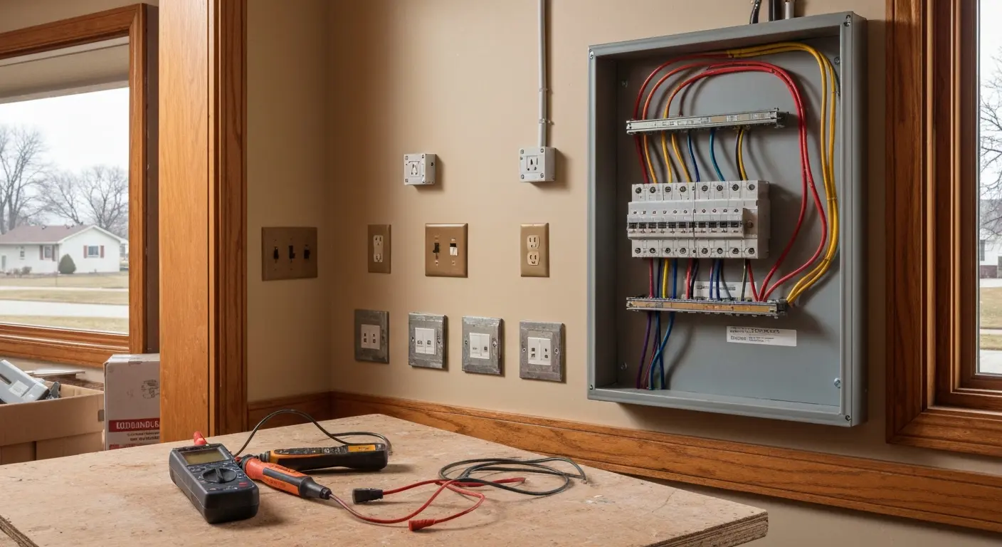 Electrical repair work