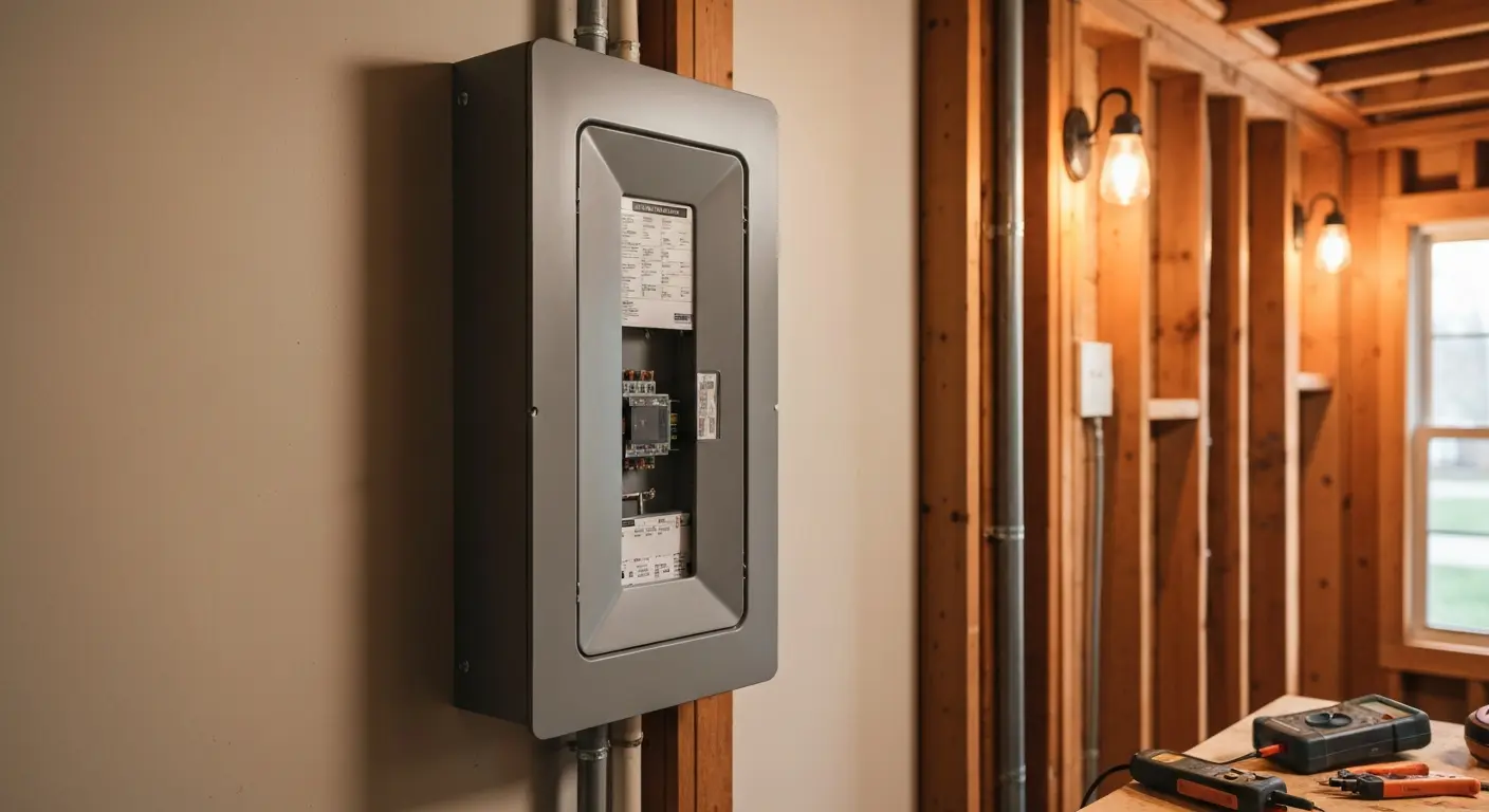 Electrical panel upgrade installation