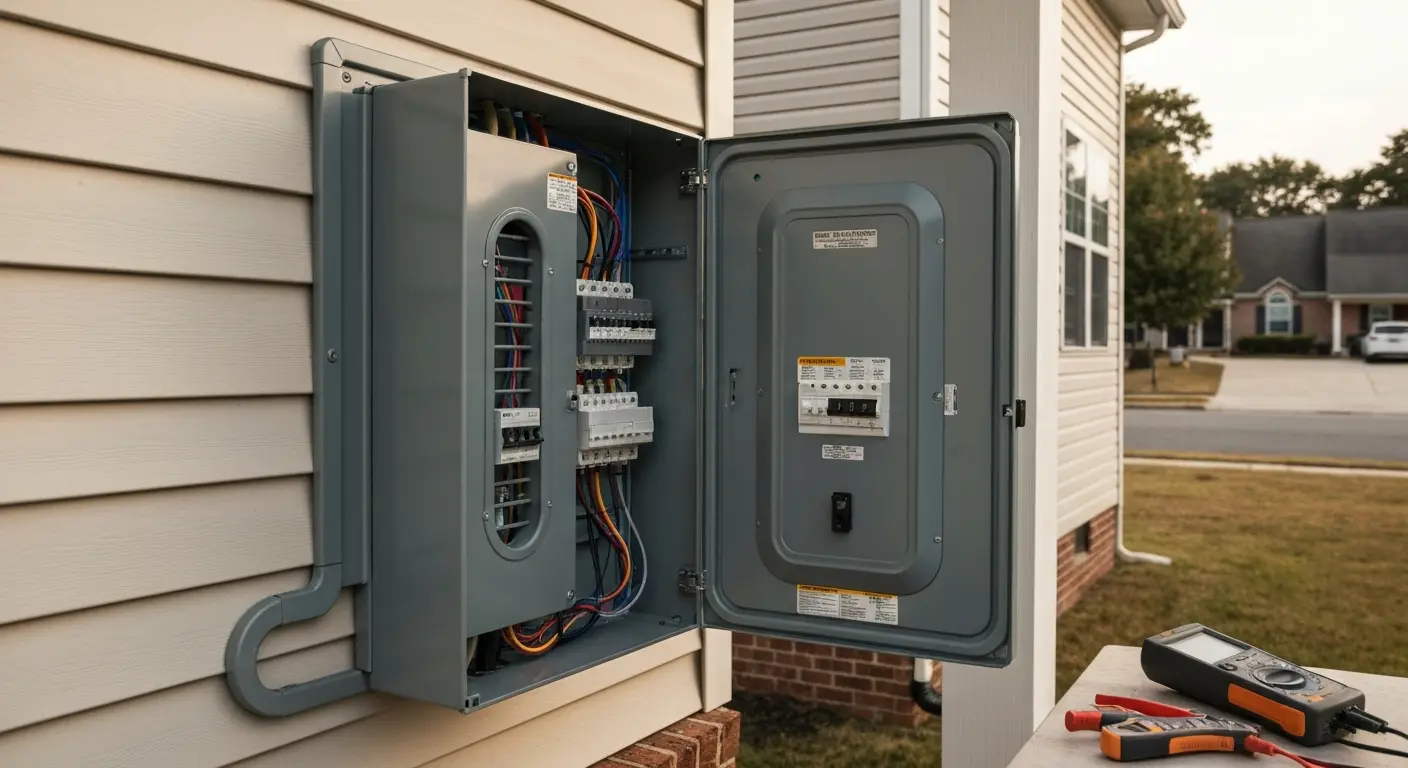 Panel upgrade work