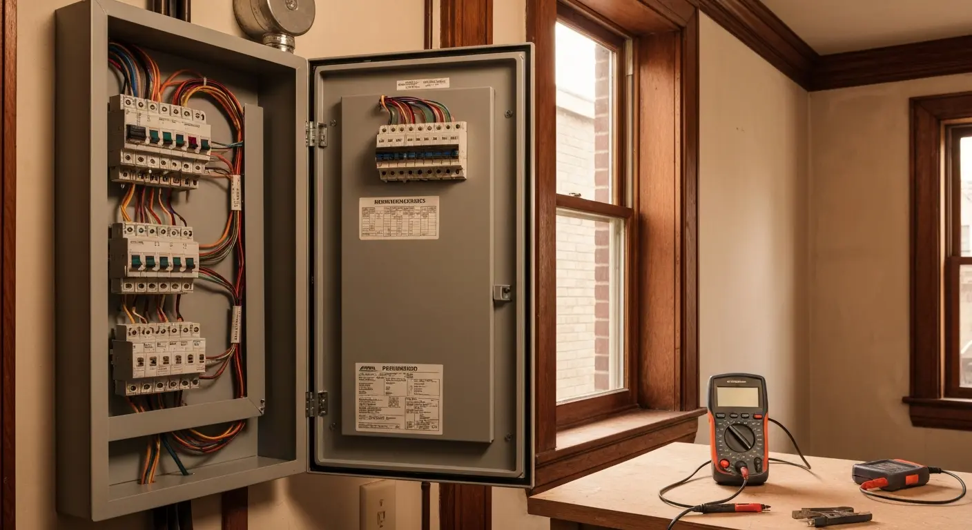 Electrical repair in Barrington home