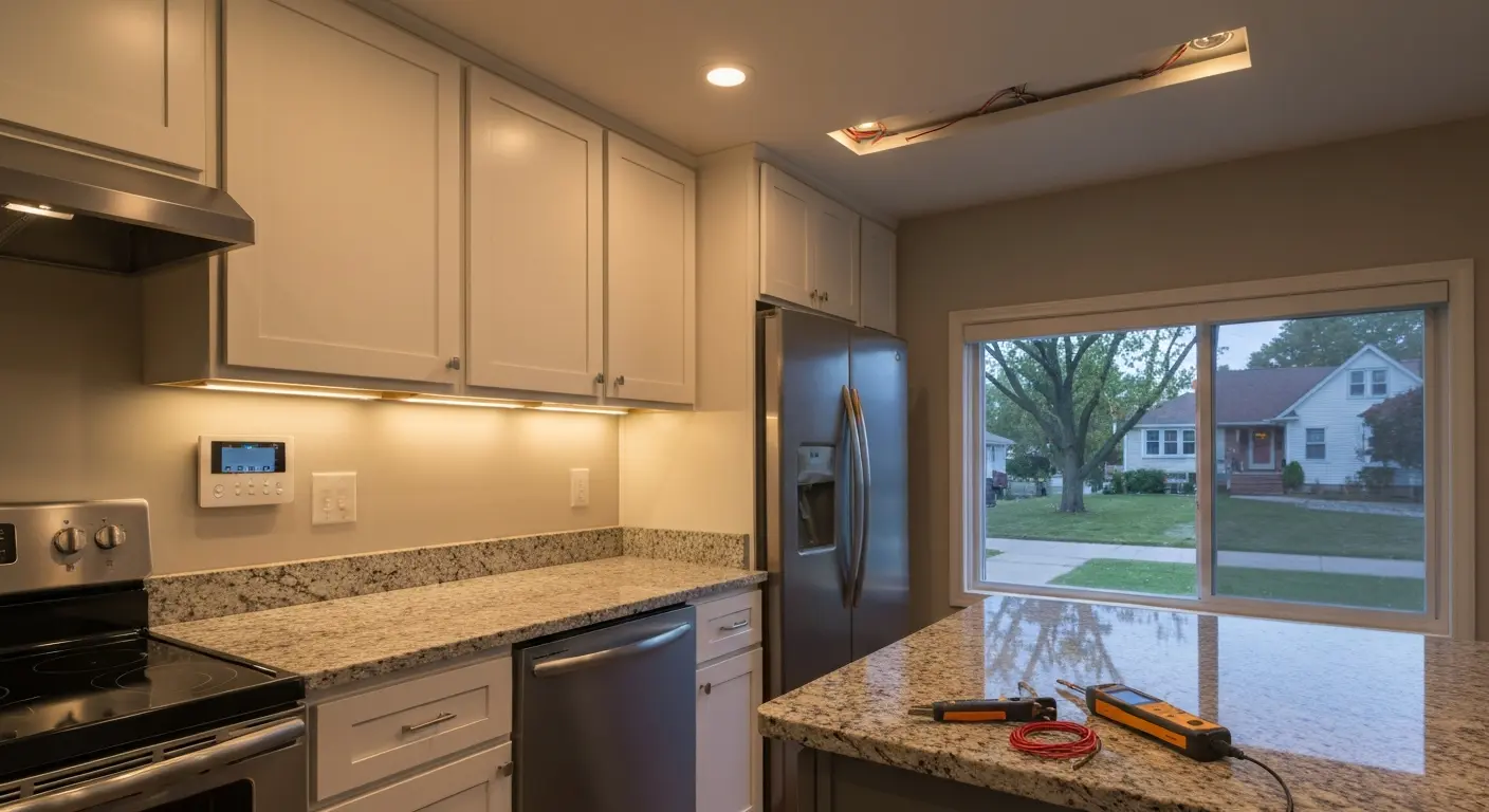 Professional lighting installation service