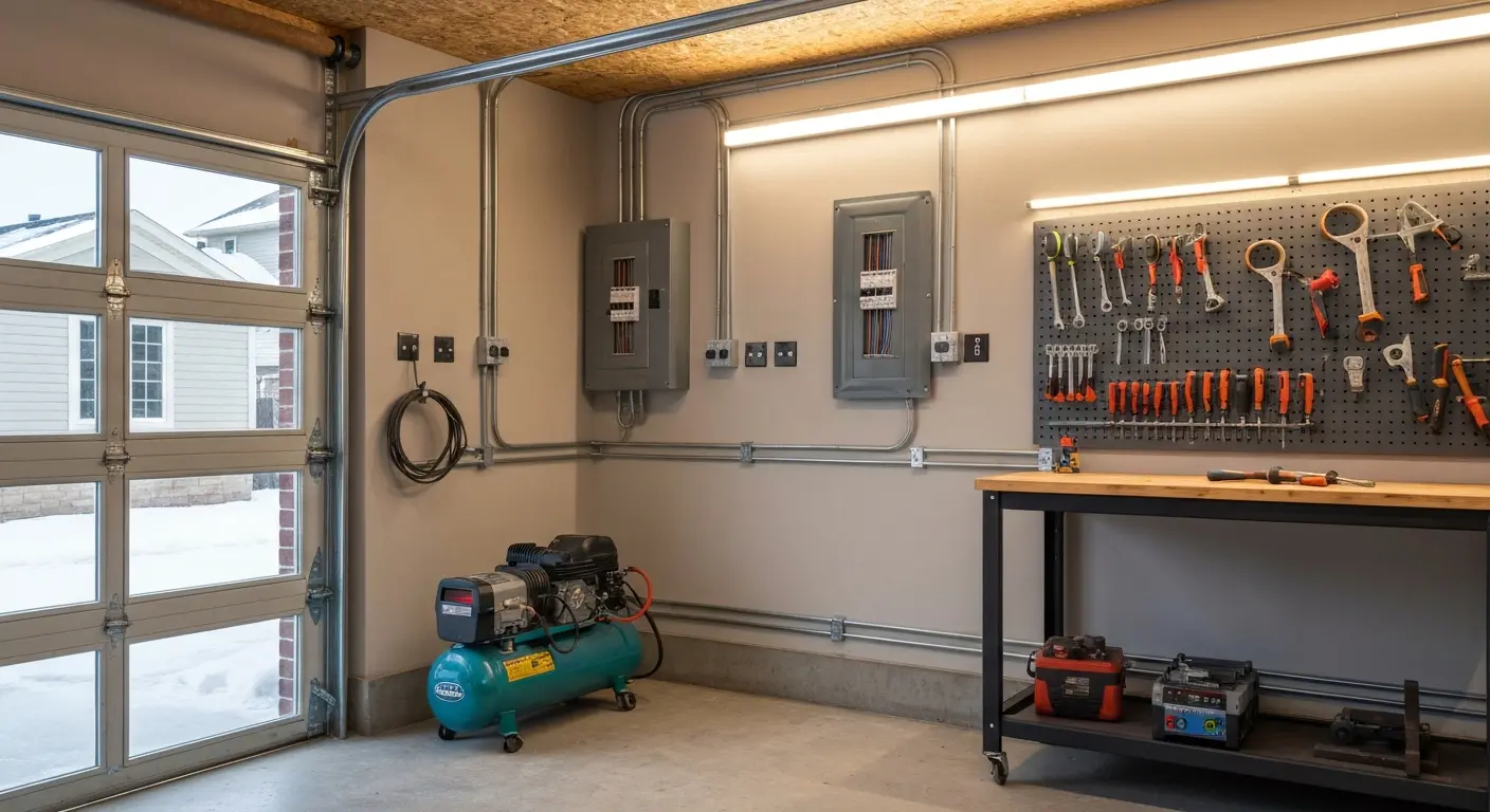 Garage electrical circuit