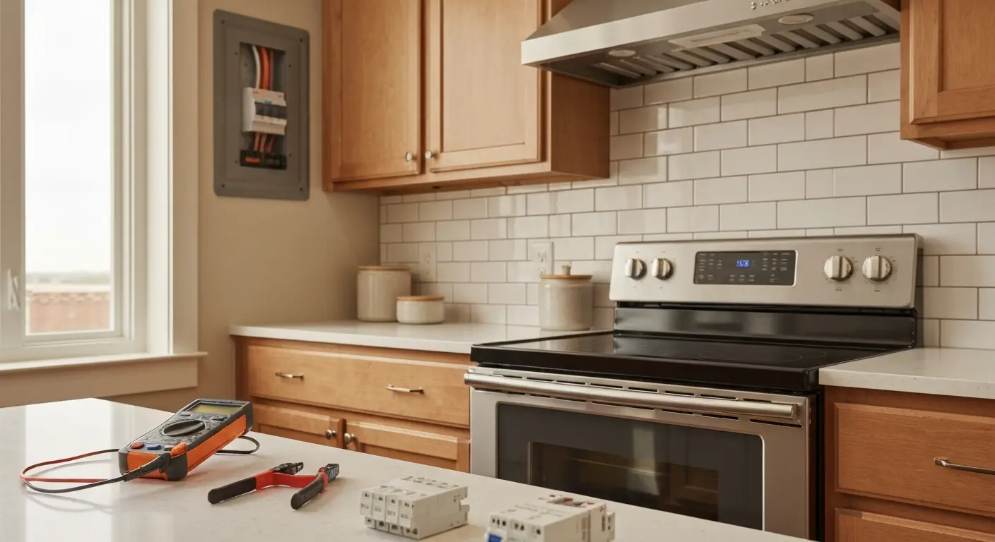 Kitchen appliance installation