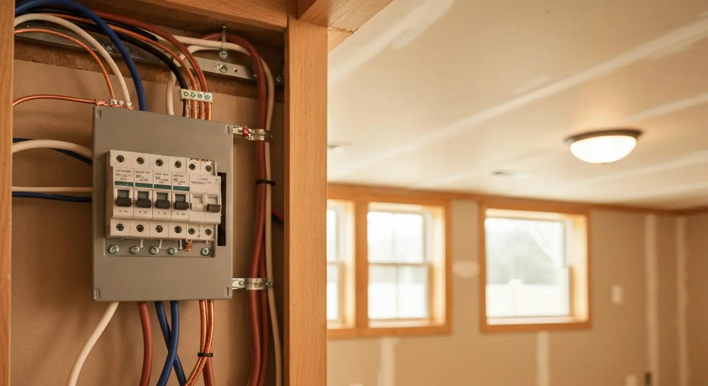 New circuit wiring installation