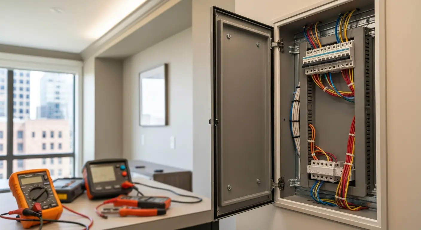 Wiring installation in Rosemont condo or office