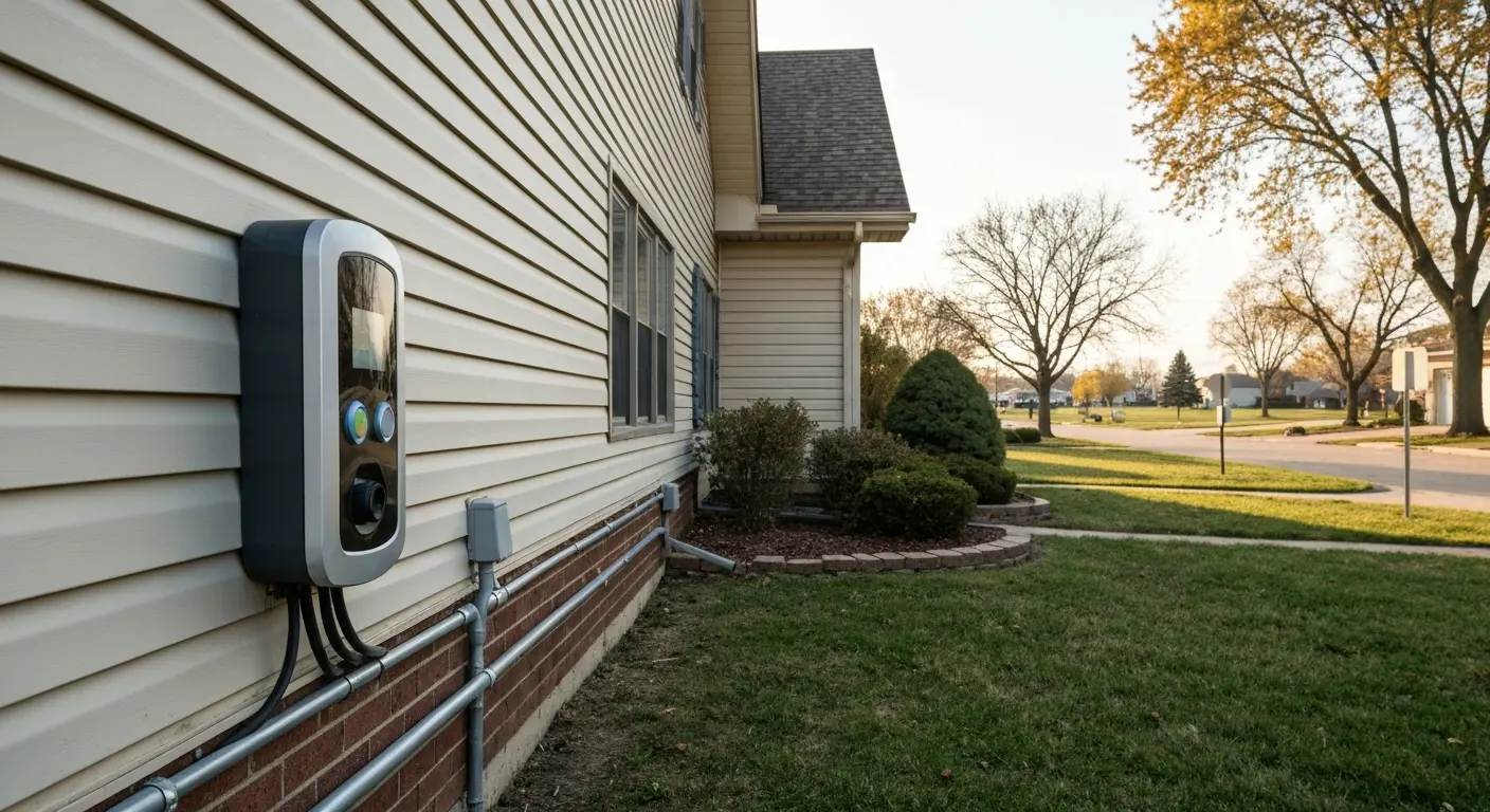 Residential EV charger installation