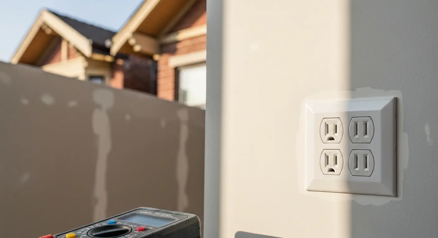 Outlet and fixture installation