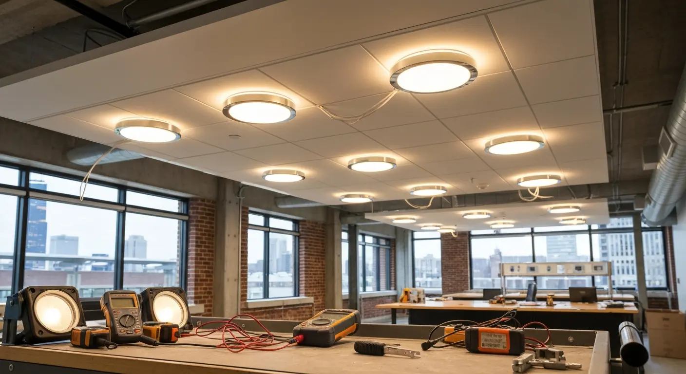 LED lighting installation