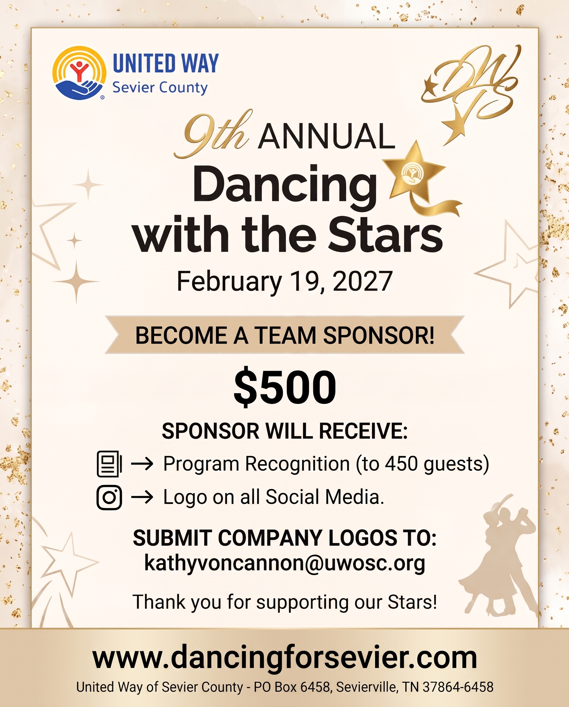 $500 Sponsorship Flyer