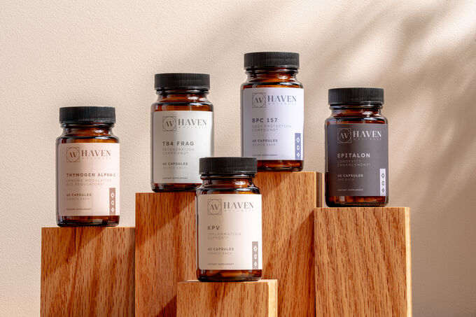 The Haven Wellness peptide lineup