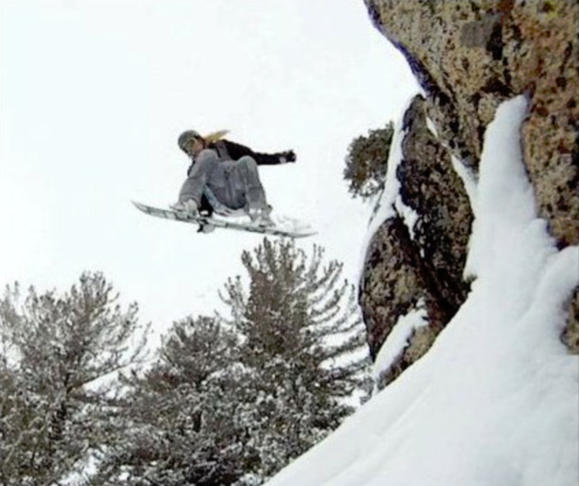 Charli and snowboard