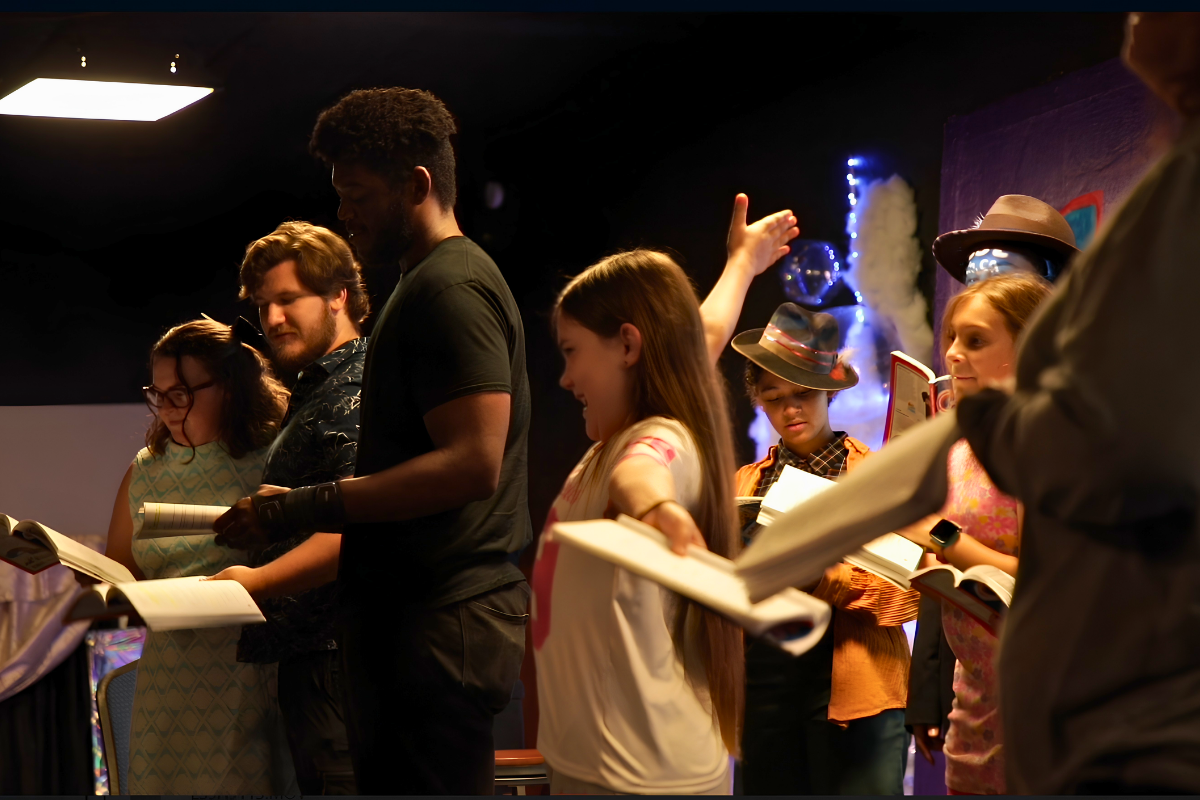 Students practicing acting exercises, improvisation, and performance skills at JDS Creative Academy