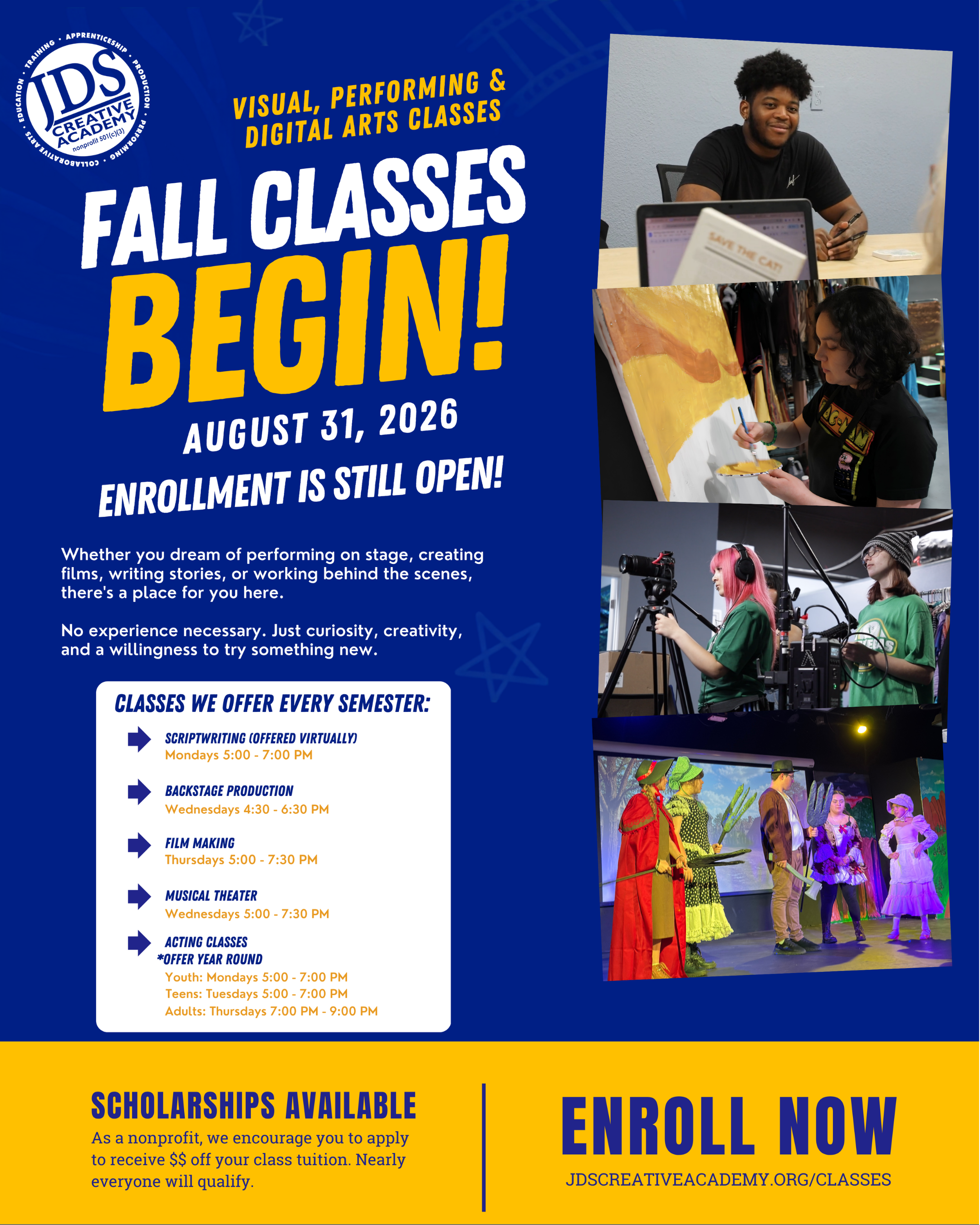 JDS Creative Academy students building real-world creative skills through hands-on arts and media education in Temecula