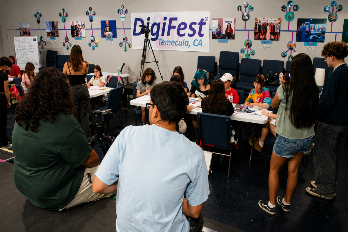 Students building creative skills through visual, performing, and digital arts classes at JDS Creative Academy in Temecula.