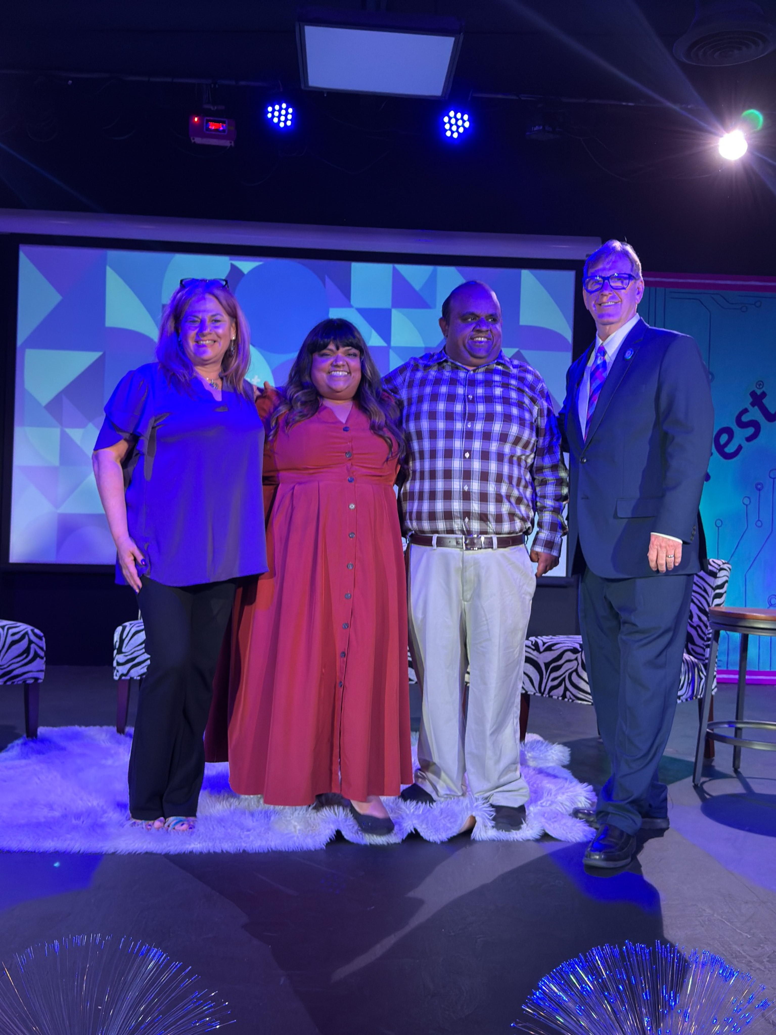 Aarti Garg, Subodh Garg, Scott Strand, Diane Strand and guests at DigiFest Temecula 2026