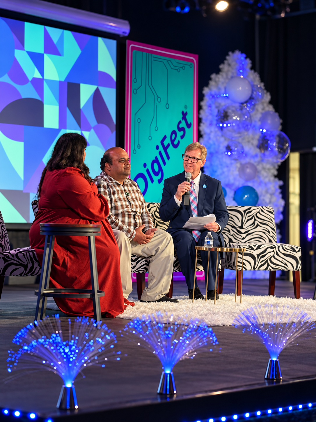 Aarti Garg and Subodh Garg at the Entertainment on the Spectrum session during DigiFest Temecula 2026