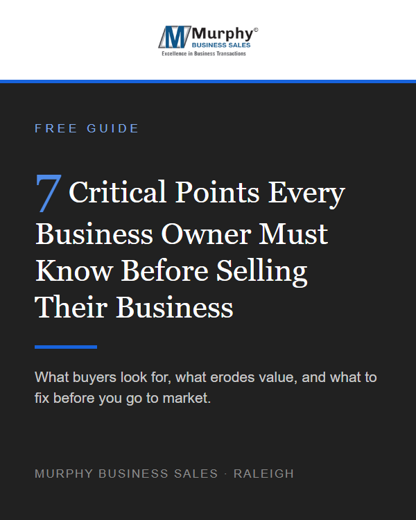 7 Critical Points Every Business Owner Must Know Before Selling Their Business
