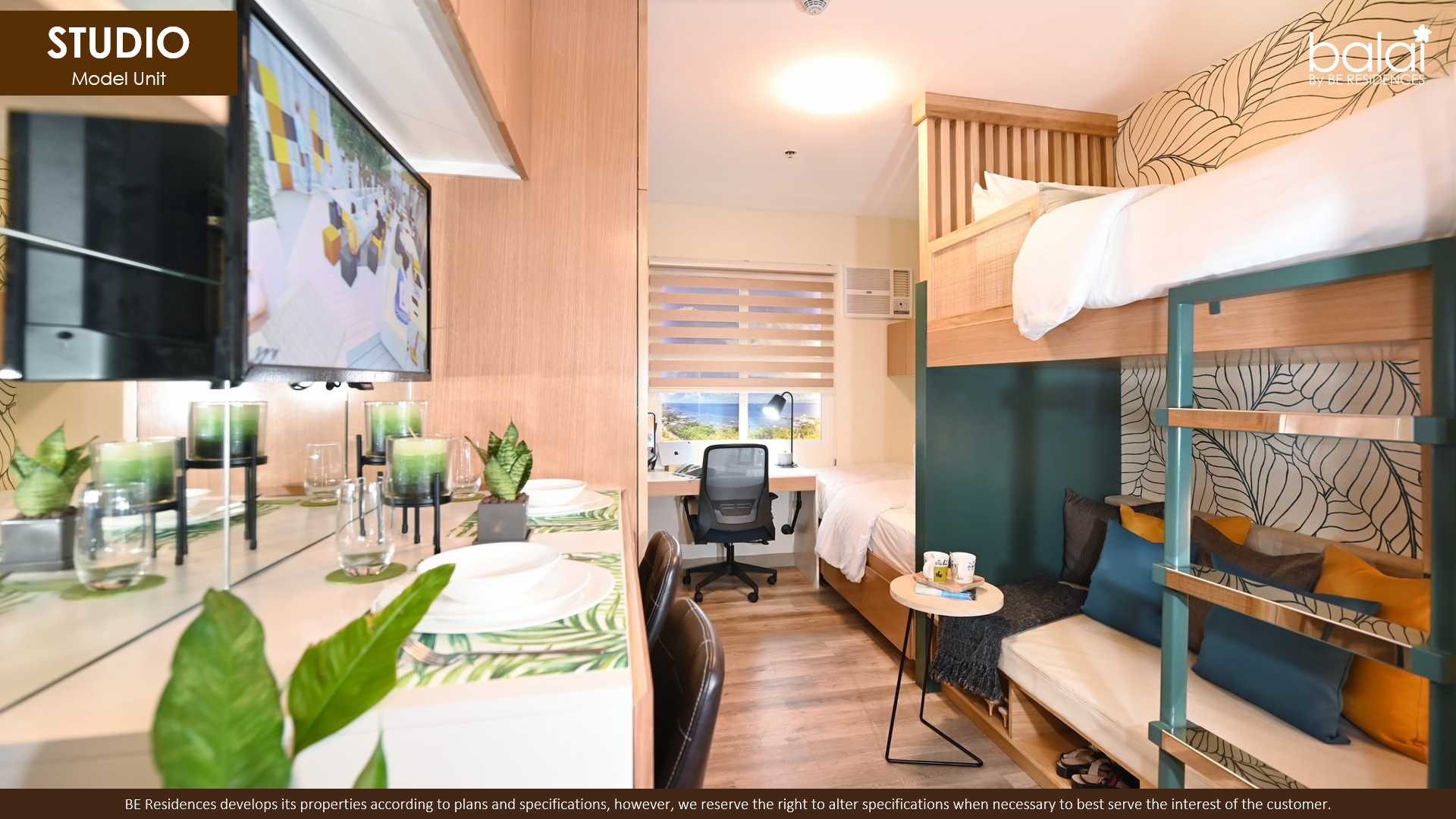 Balai Punta Engaño Studio Unit Interior — Condo for Sale in Mactan Cebu