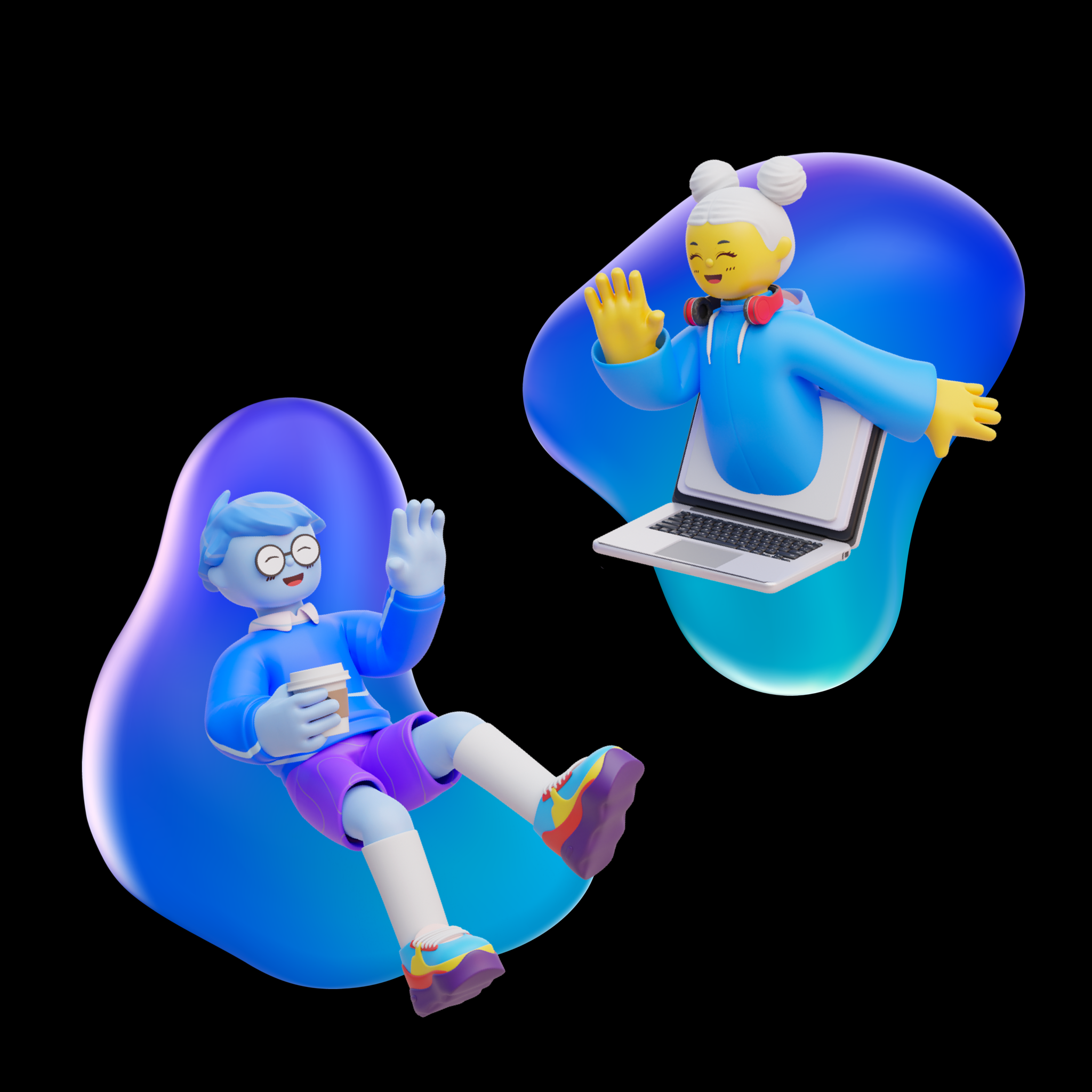 World Class Media team building customer-growth systems on laptops